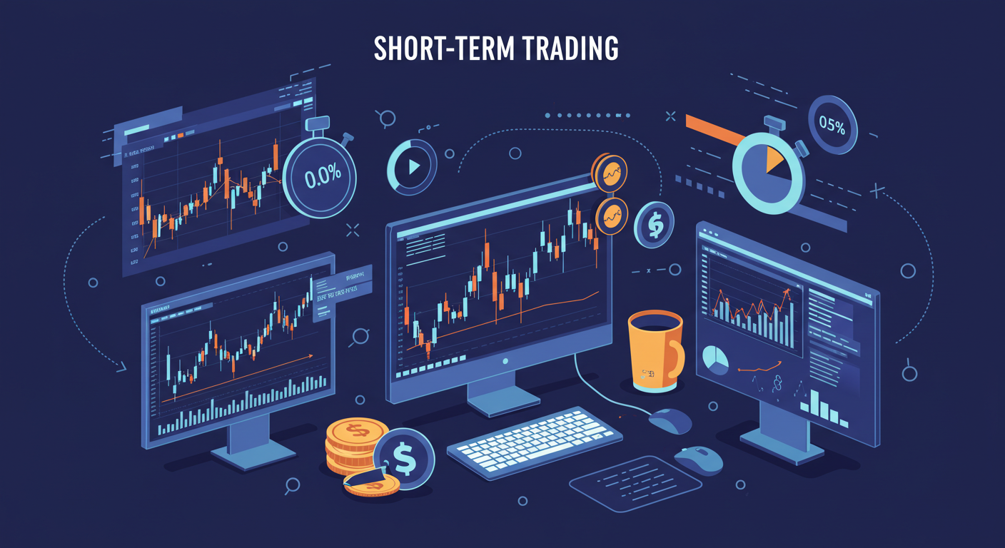 トレードは短期的な変動を利用して利益を上げる手法が一般的